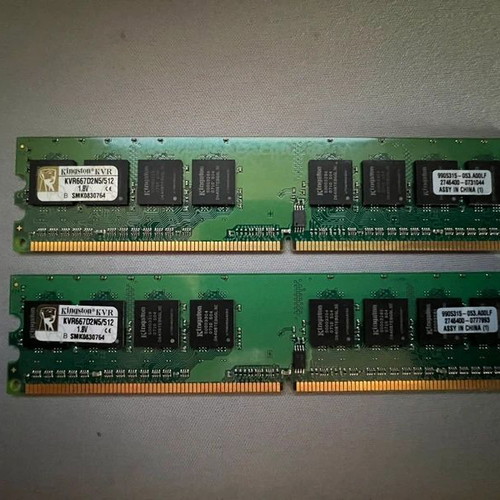 Kingston DDR2 RAM 1GB (2x512MB) 667MHz used