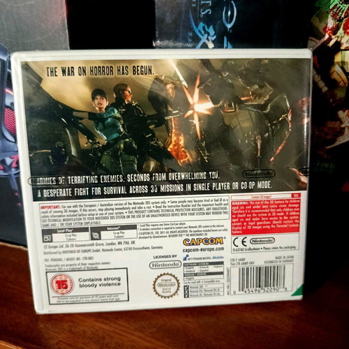 Resident Evil The Mercenaries 3D Nintendo 3DS new, sealed