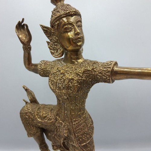 Bronze figure of Thai Rama statue like new