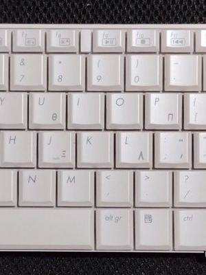 Λευκό πληκτρολόγιο laptop HP Pavilion DV6, ελληνικό