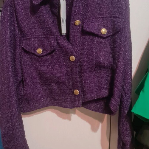Zara jacket new, size XS, purple