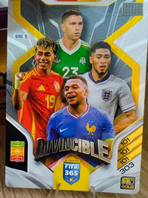 FIFA 365 2026 Golden Baller Invincible αυτοκόλλητο καινούργιο