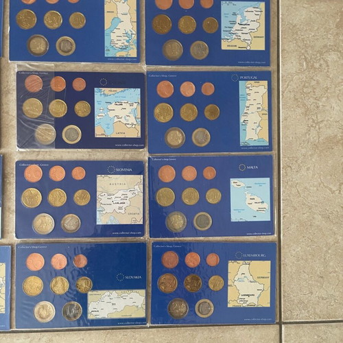 Coins from countries in uncirculated condition