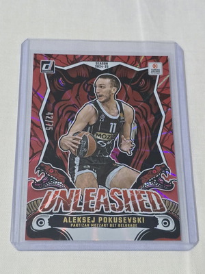 Aleksej Pokusevski Unleashed 2024-25 Donruss Euroleague card like new