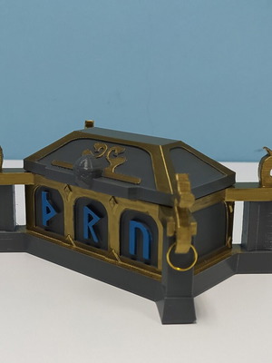 God Of War Nornir chest new 3D printed hand-painted figure