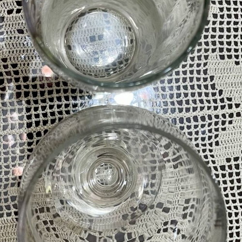 Budweiser Budvar Retro Collectible Glasses Set of 2 0.4L like new