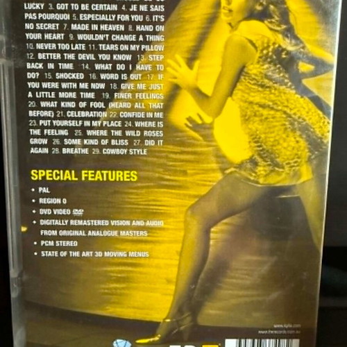 Kylie Minogue Greatest Hits 87-98 DVD