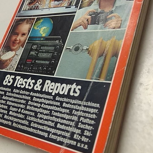 Винтидж немски потребителски наръчник Test Jahrbuch für ’80 като нов