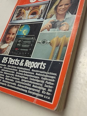Винтидж немски потребителски наръчник Test Jahrbuch für ’80 като нов