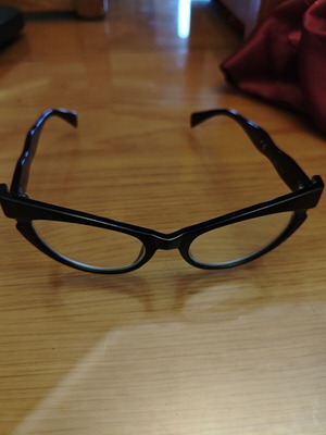 Zebra A/S Presbyopia Glasses used, black frame, +2.50 diopters