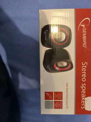 Gembird floor speakers used 6 W fully functional