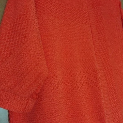 Orange blouse with 3/4 sleeves like new, size XL