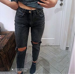 Zara jeans/ μαύρο /νουμ.36