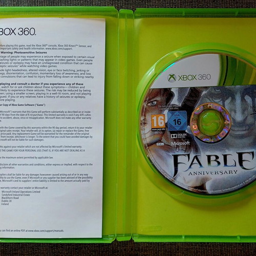 Fable Anniversary Xbox 360 game used, complete