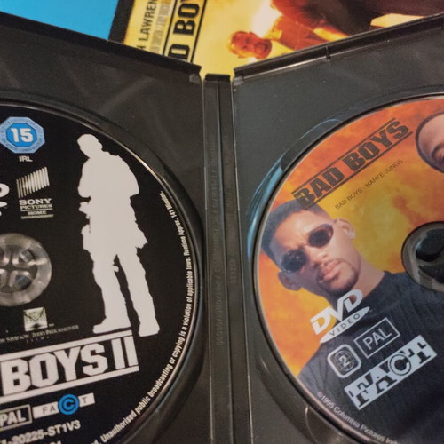 Bad Boys 1 and 2 DVD boxset with Greek subtitles