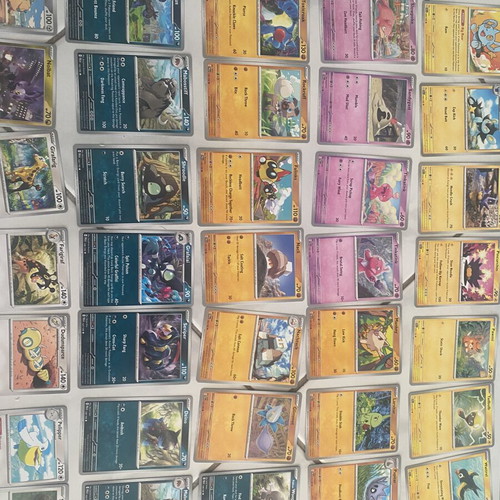 Pokemon cards set Paldea Evolved, 89 single cards like new