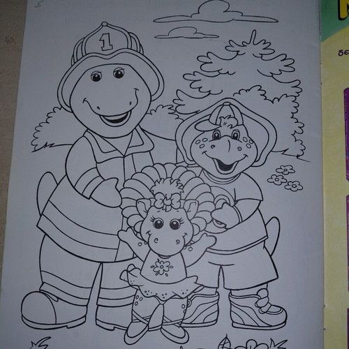 Barney Coloring Book new, Greek