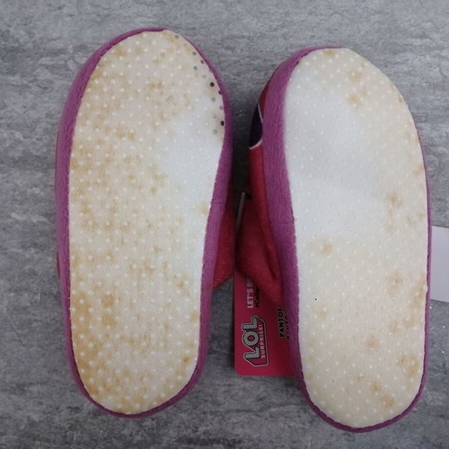 Lol children's slippers size 29/30 new, pink winter
