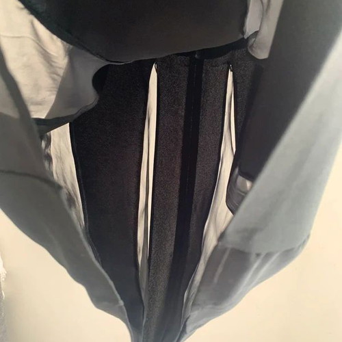 Lydia M skirt with transparent mermaid style, like new, black
