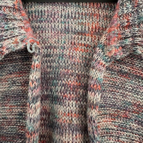 Figaro knitted cardigan like new, multicolor