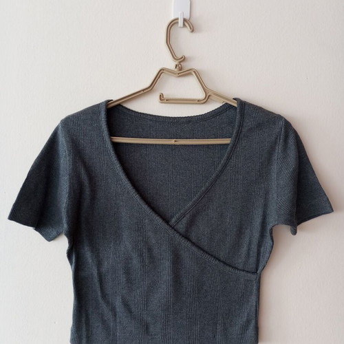 Grey top like new with gift jacket