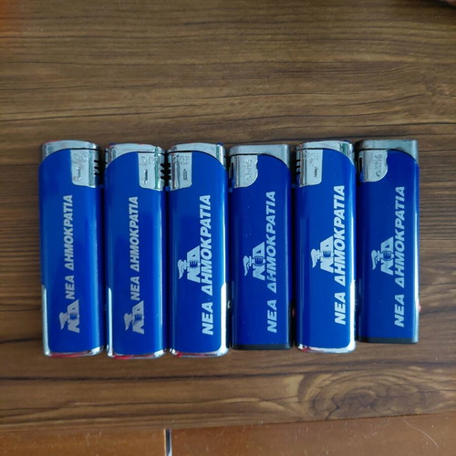 Nea Dimokratia lighters like new