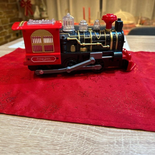 Steam train with sounds used, battery operated