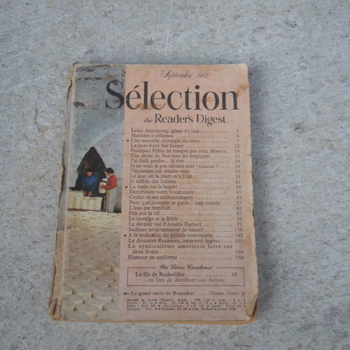 Selection du Readers Digest September 1957 magazine used