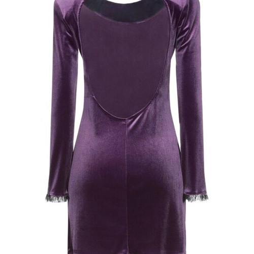 Vicolo short velvet dress size Medium with glitter and lace details