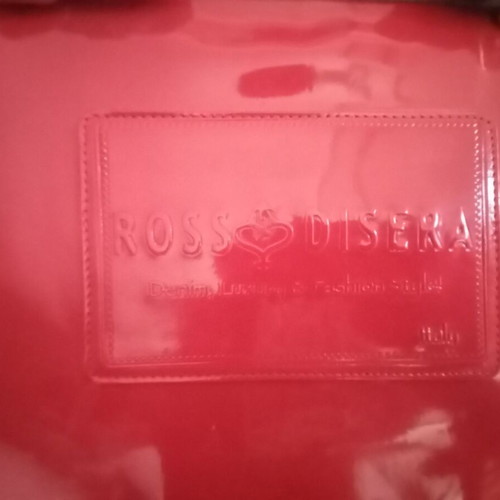 RossoDisera bag used, red patent leather, handheld