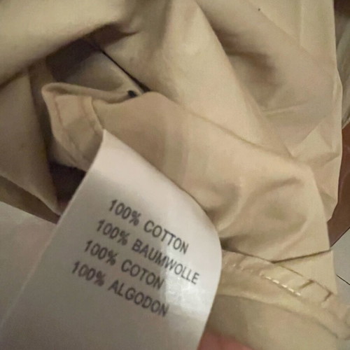 Angelo Muroni beige men's shirt XXL new 100% cotton
