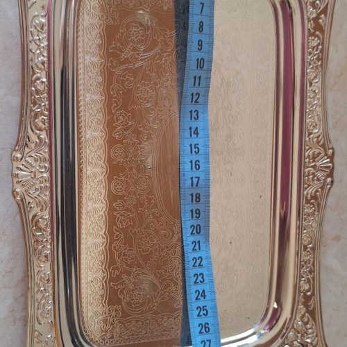 Vintage Twin Bird Serving Tray Stainless Steel 18/8 Made in Japan