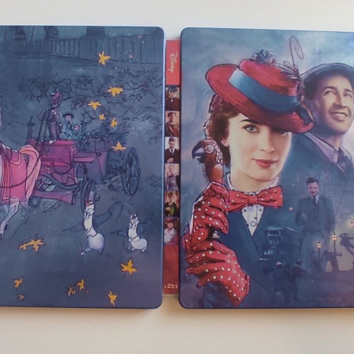Mary Poppins Returns Blu-ray Steelbook like new without Greek subtitles