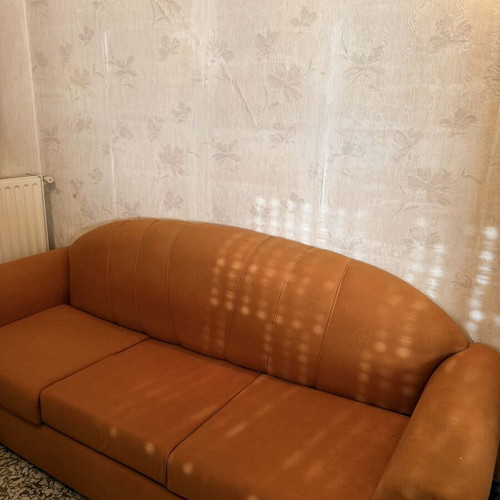Living room set used with three-seat, two-seat, single sofa and marble tables