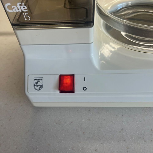 Philips filter coffee maker used, 850W, 15-cup capacity