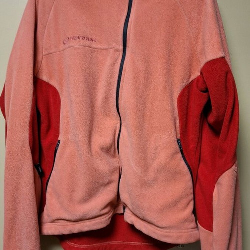 Women's fleece jacket used, pink, size M