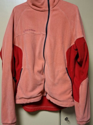 Women's fleece jacket used, pink, size M