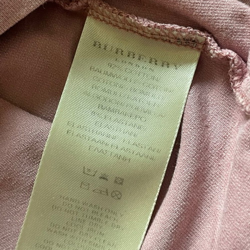 Burberry women's blouse No XS, dusty pink cotton