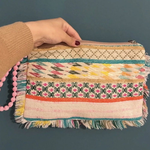 Summer bag used from Lara Ethnics multicolor handheld