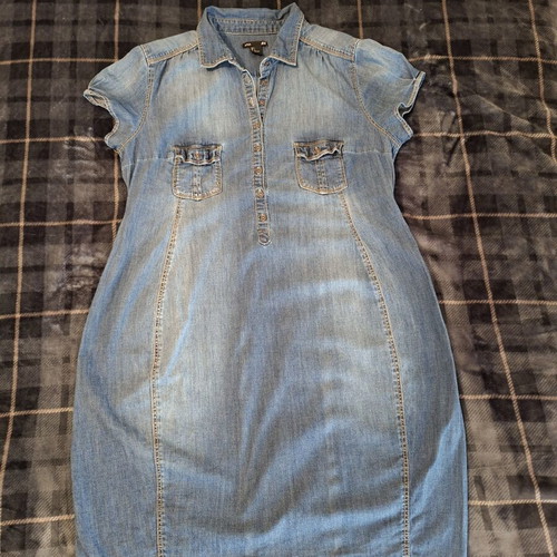 H&M Mama maternity dress blue size Large like new
