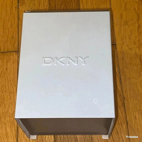 DKNY Vintage men's watch used, gray, with original box and papers