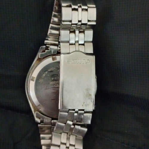 Vintage men's Seiko watch used, silver