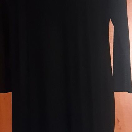 Glamorous UK black evening dress XXL XL, elastic double layer, new