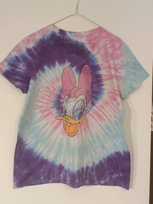 Disney Daisy Duck Tie-Dye T-Shirt like new, size L
