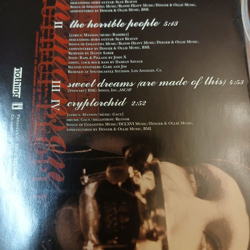 Marilyn Manson CDs used, collection of 3 items