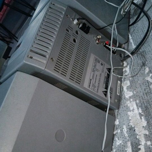 Aiwa LCX-155EZ stereo system used, vintage 90s, cassette, radio, CD not working