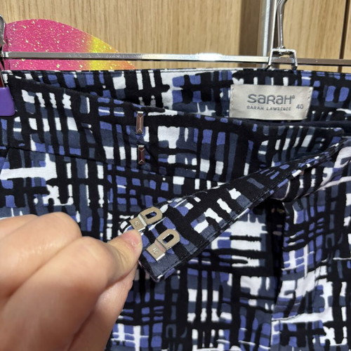 Sarah Lawrence colorful pants like new, size L 40 12