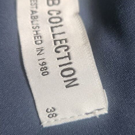 Bsb pencil skirt blue-grey used, high waist, size M