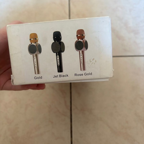 Magic Karaoke Player E103 wireless microphone, gold