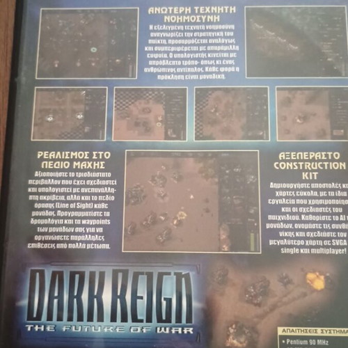 PC games Empire Earth 2 and Dark Reign like new, strategy